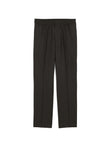 AMI Paris Elasticated-waist striped wool trousers coloris Grey