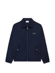 Drôle De Monsieur logo-print zip-up jacket coloris Blue