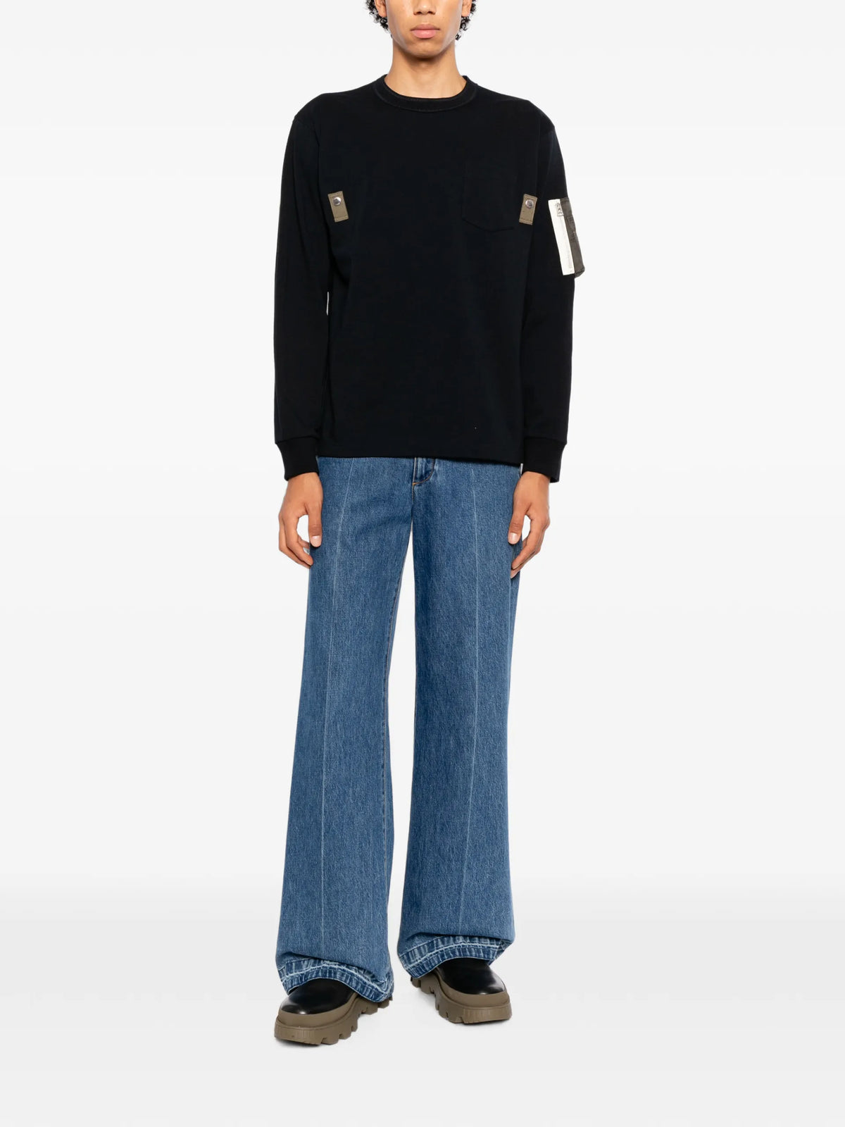 Sacai Utility-pocket Long-sleeve T-shirt