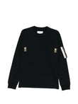 sacai utility-pocket long-sleeve T-shirt coloris Black