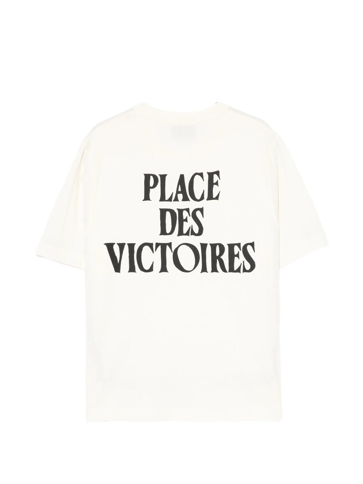 AMI Paris white cotton Place Des Victoires print T-shirt coloris Neutrals - vue 6
