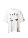 Maison MIHARA YASUHIRO Don't Tag Me. flocky-print T-shirt coloris White