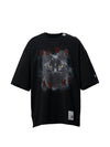 Maison MIHARA YASUHIRO cat-printed T-shirt coloris Black
