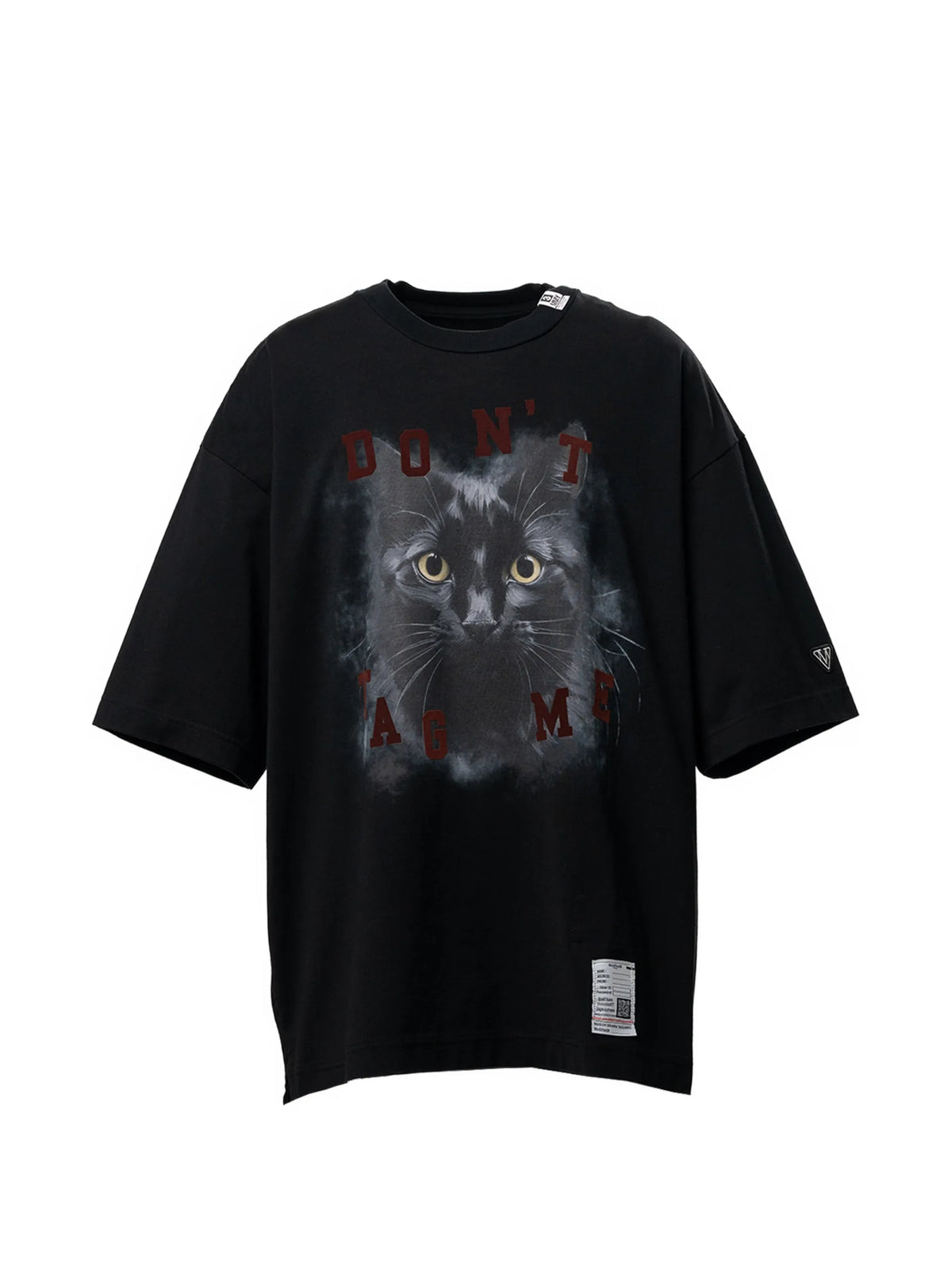 Maison MIHARA YASUHIRO cat-printed T-shirt coloris Black