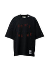 Maison MIHARA YASUHIRO Don't Tag Me. flocky-print T-shirt coloris Black