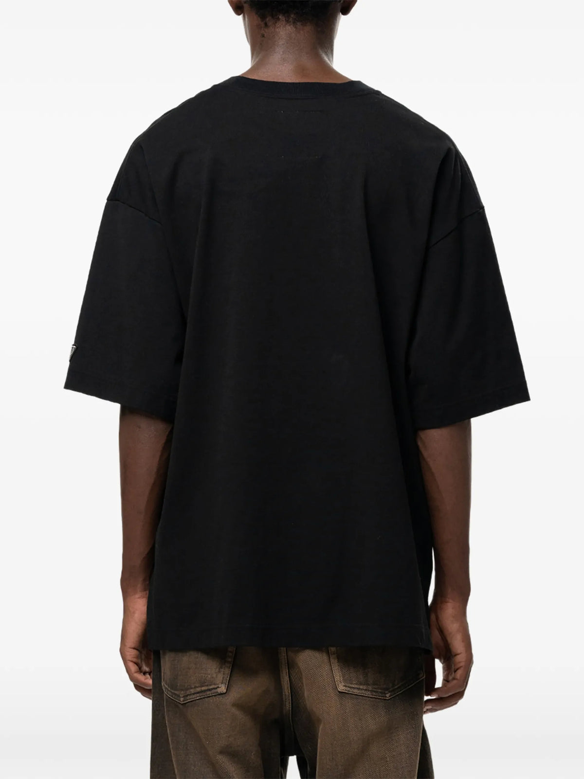 Maison MIHARA YASUHIRO Don't Tag Me. flocky-print T-shirt coloris Black - vue 4