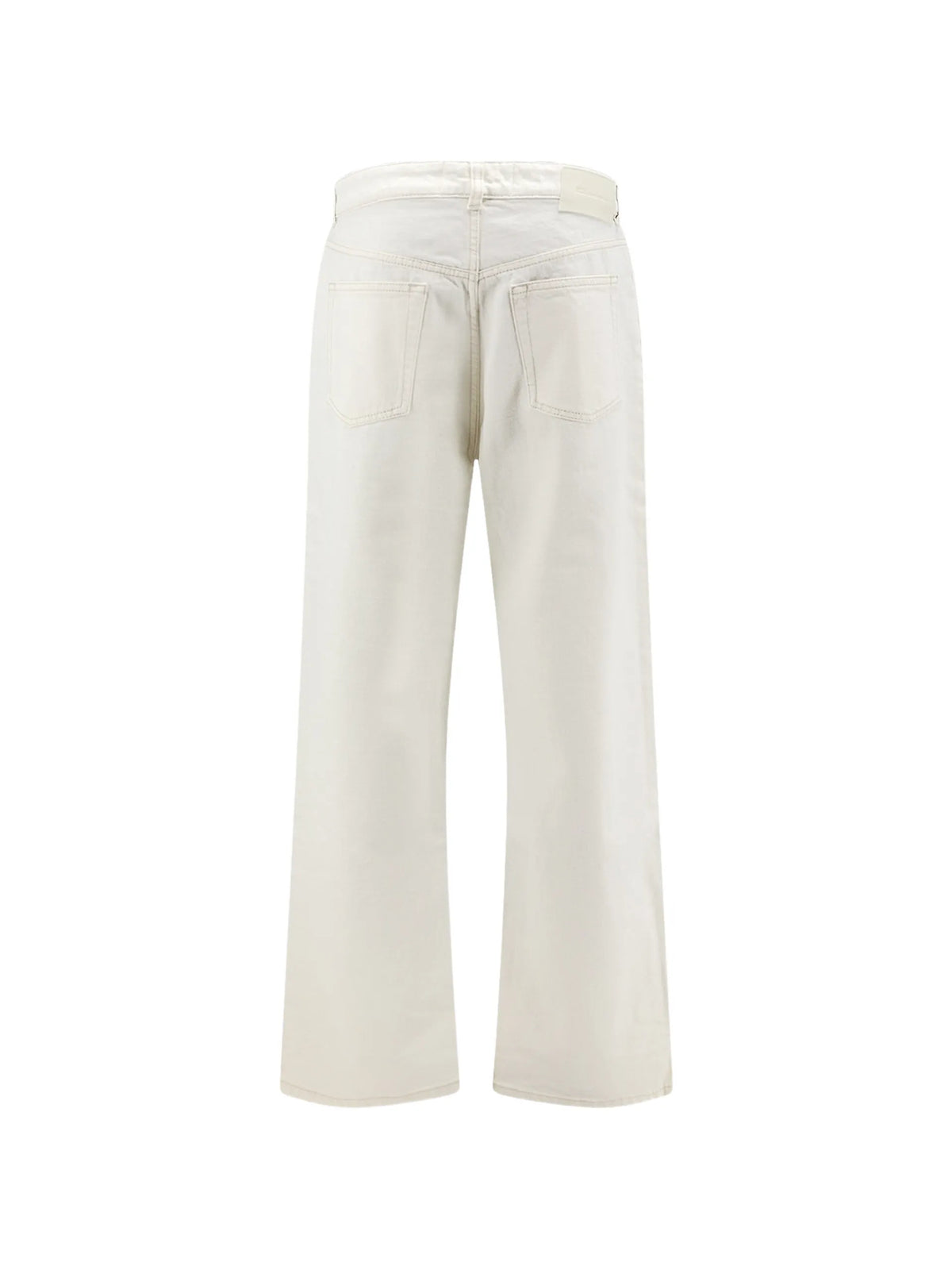 AMI Paris Logo-patch Straight-leg Jeans