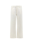 AMI Paris logo-patch straight-leg jeans coloris Neutrals