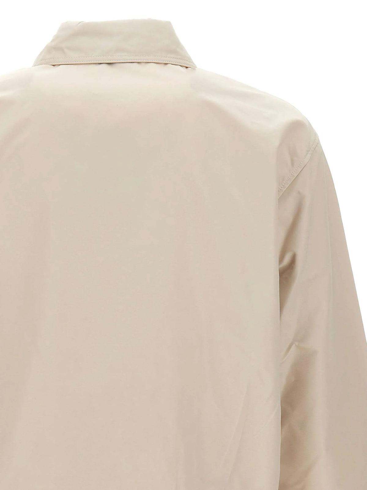 Drôle De Monsieur slogan-print zip-up jacket coloris Neutrals - vue 4