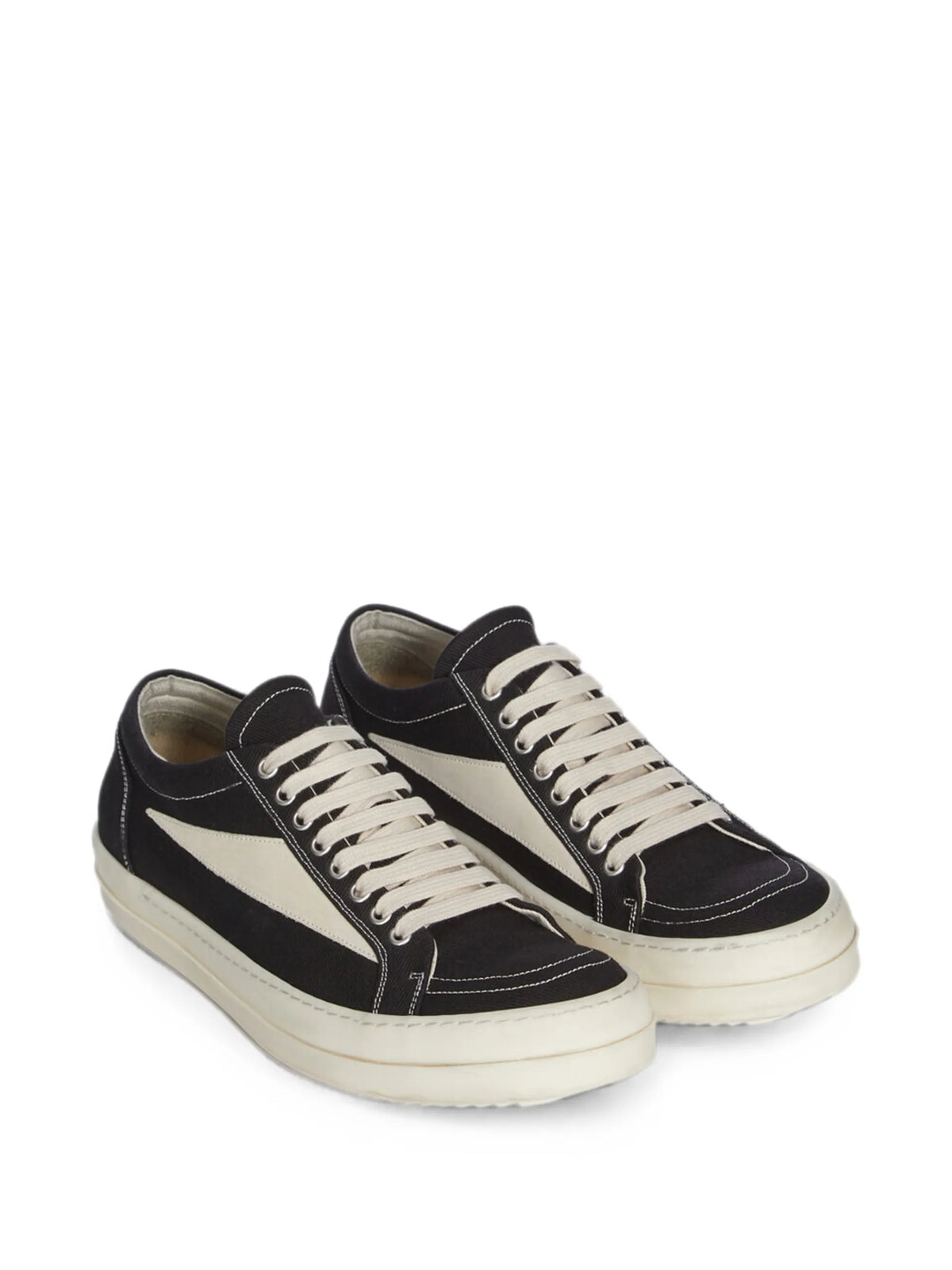 Rick Owens DRKSHDW Vintage low-top lace-up sneakers coloris Black - vue 2