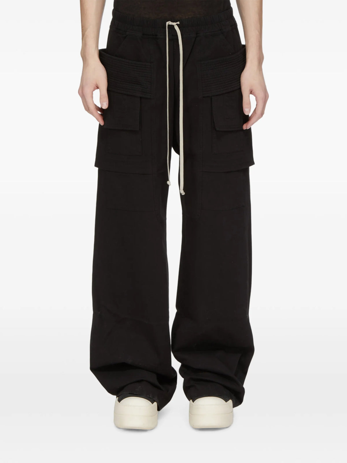 Rick Owens DRKSHDW quilted-pocket cargo pants coloris Black