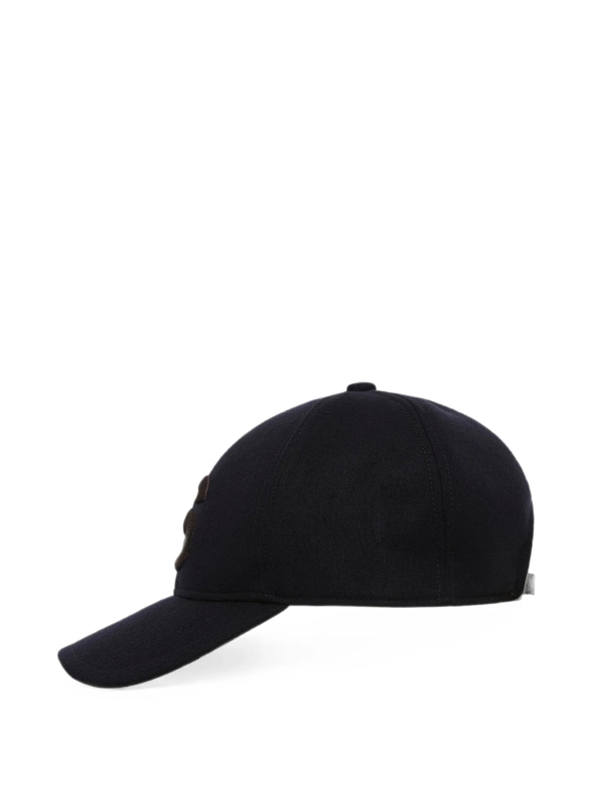 sacai embroidered-logo wool-melton cap coloris Blue - vue 3