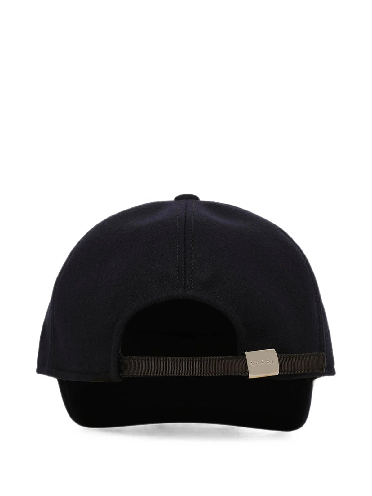 sacai embroidered-logo wool-melton cap coloris Blue - vue 2