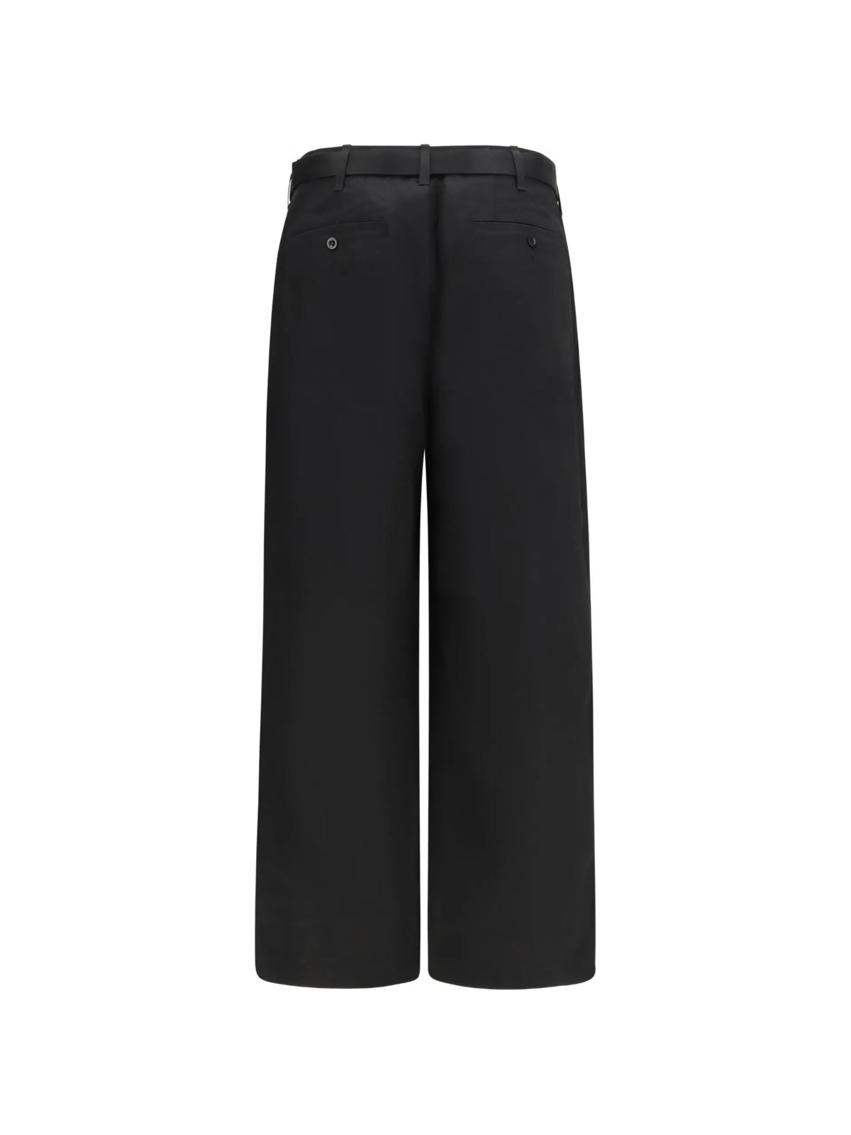 Sacai Belted Pleated Trousers
