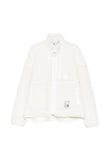 Maison MIHARA YASUHIRO fleece zip-up jacket coloris White