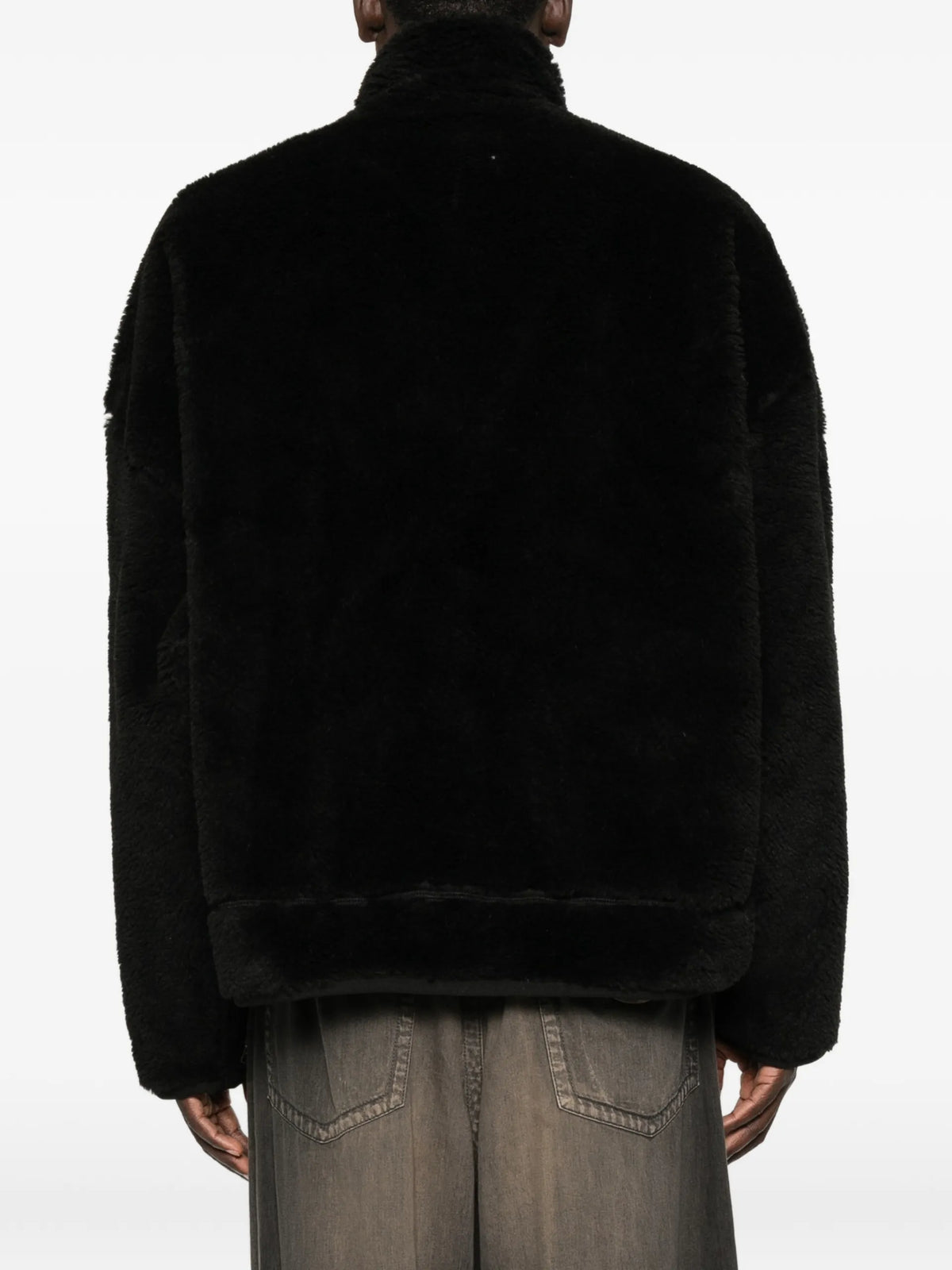Maison MIHARA YASUHIRO wide back Boa jacket coloris Black - vue 4