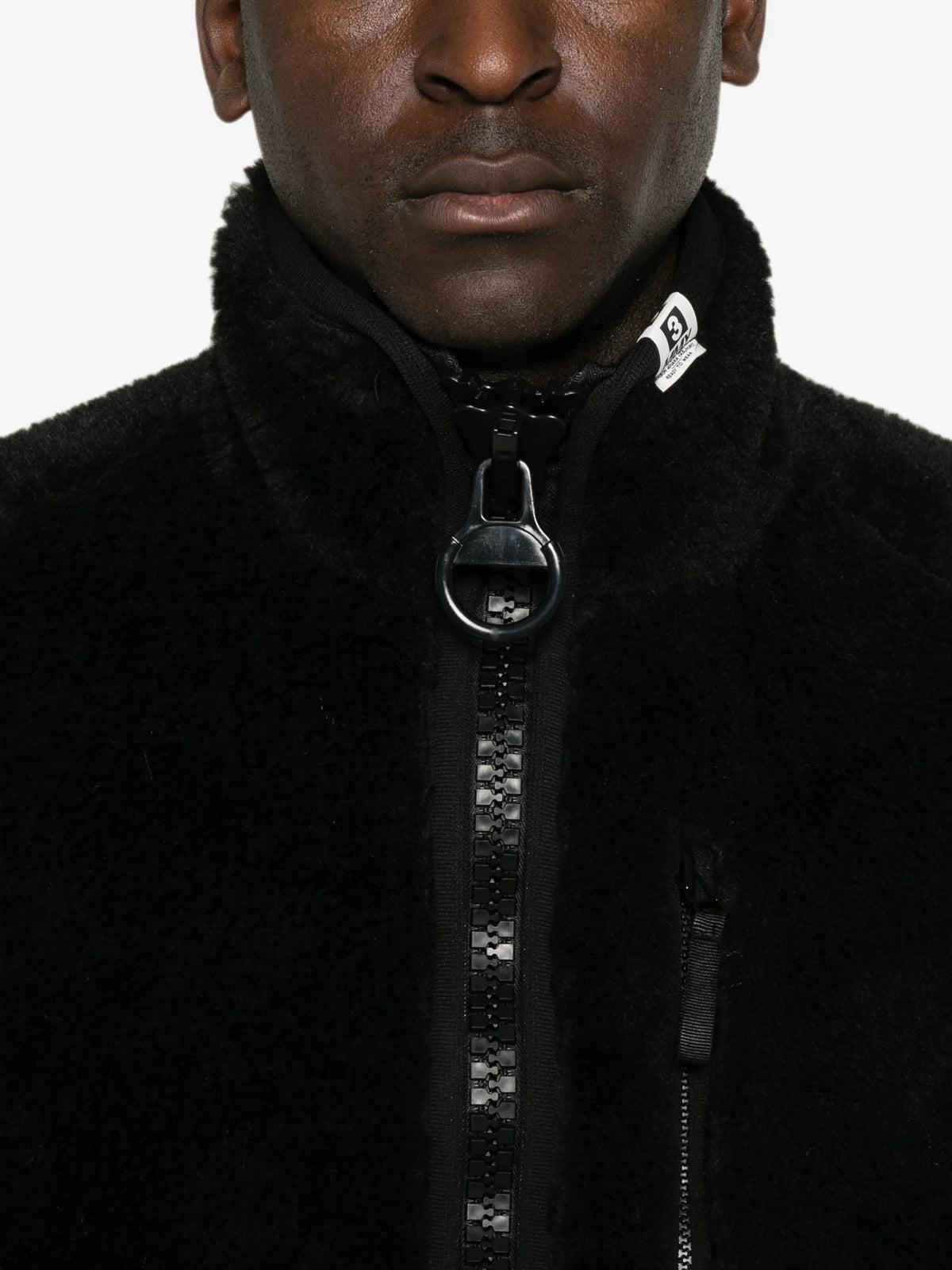 Maison MIHARA YASUHIRO wide back Boa jacket coloris Black - vue 5