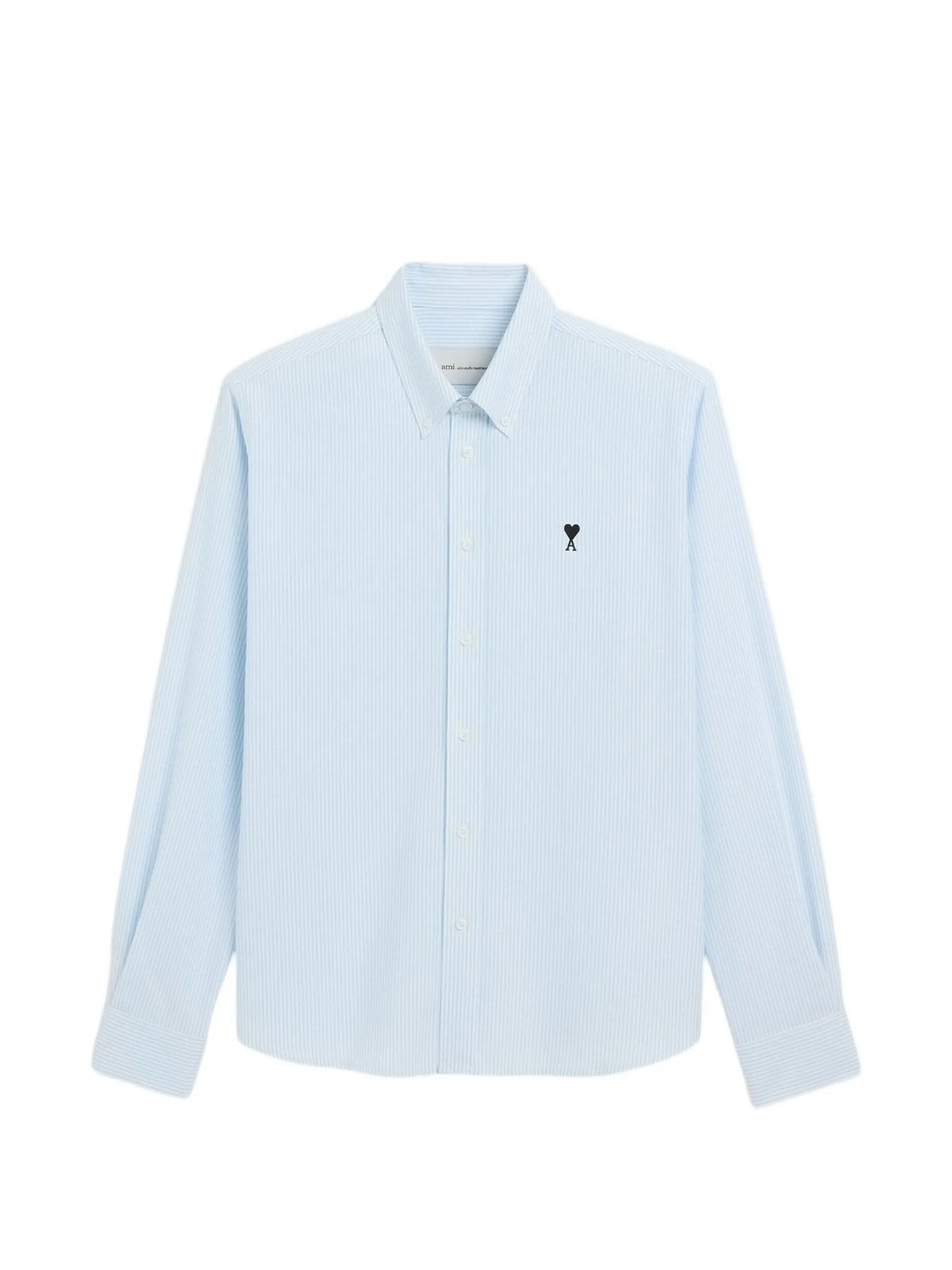 AMI Paris Ami de Coeur striped shirt coloris Blue