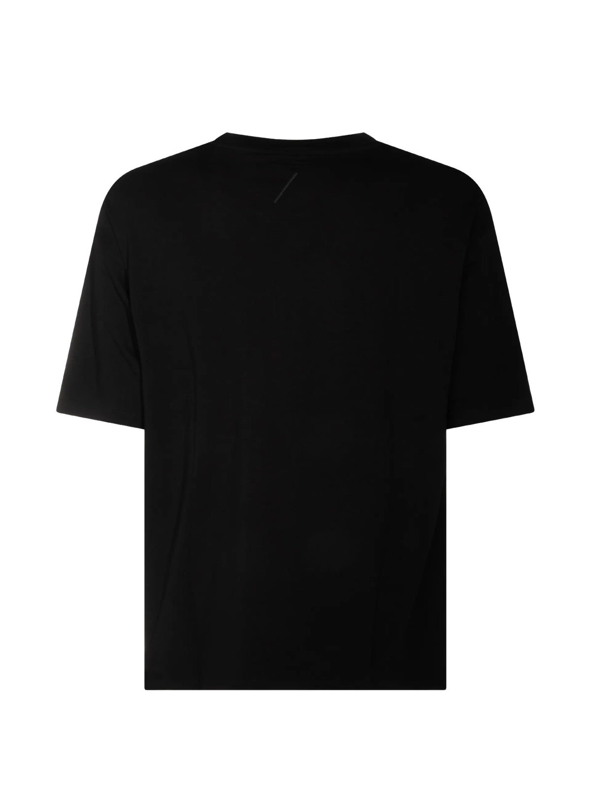 Thom Krom Slash logo-embroidered T-shirt coloris Black - vue 2