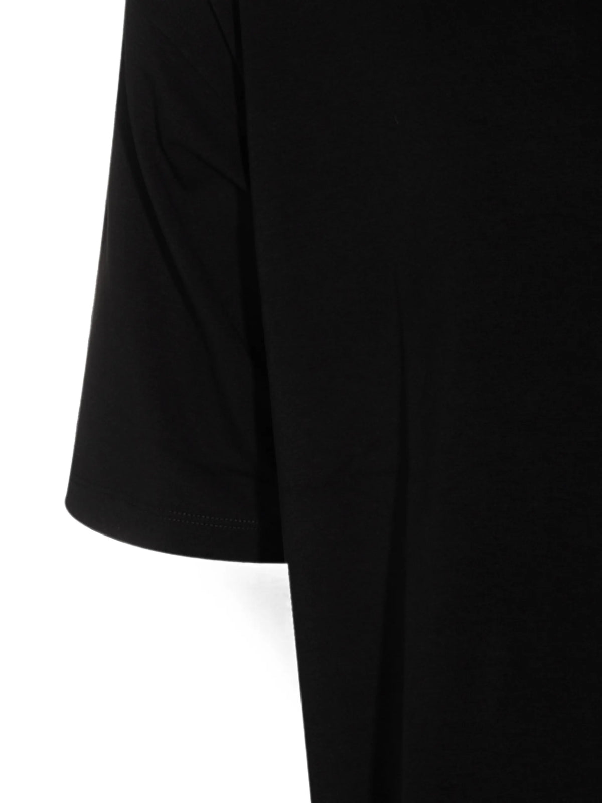 Thom Krom Slash logo-embroidered T-shirt coloris Black - vue 3