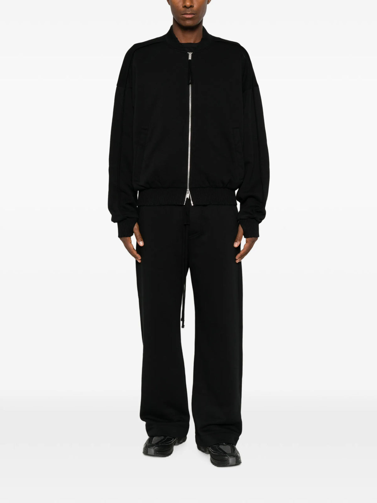 Thom Krom Zip-up Panelled Jacket