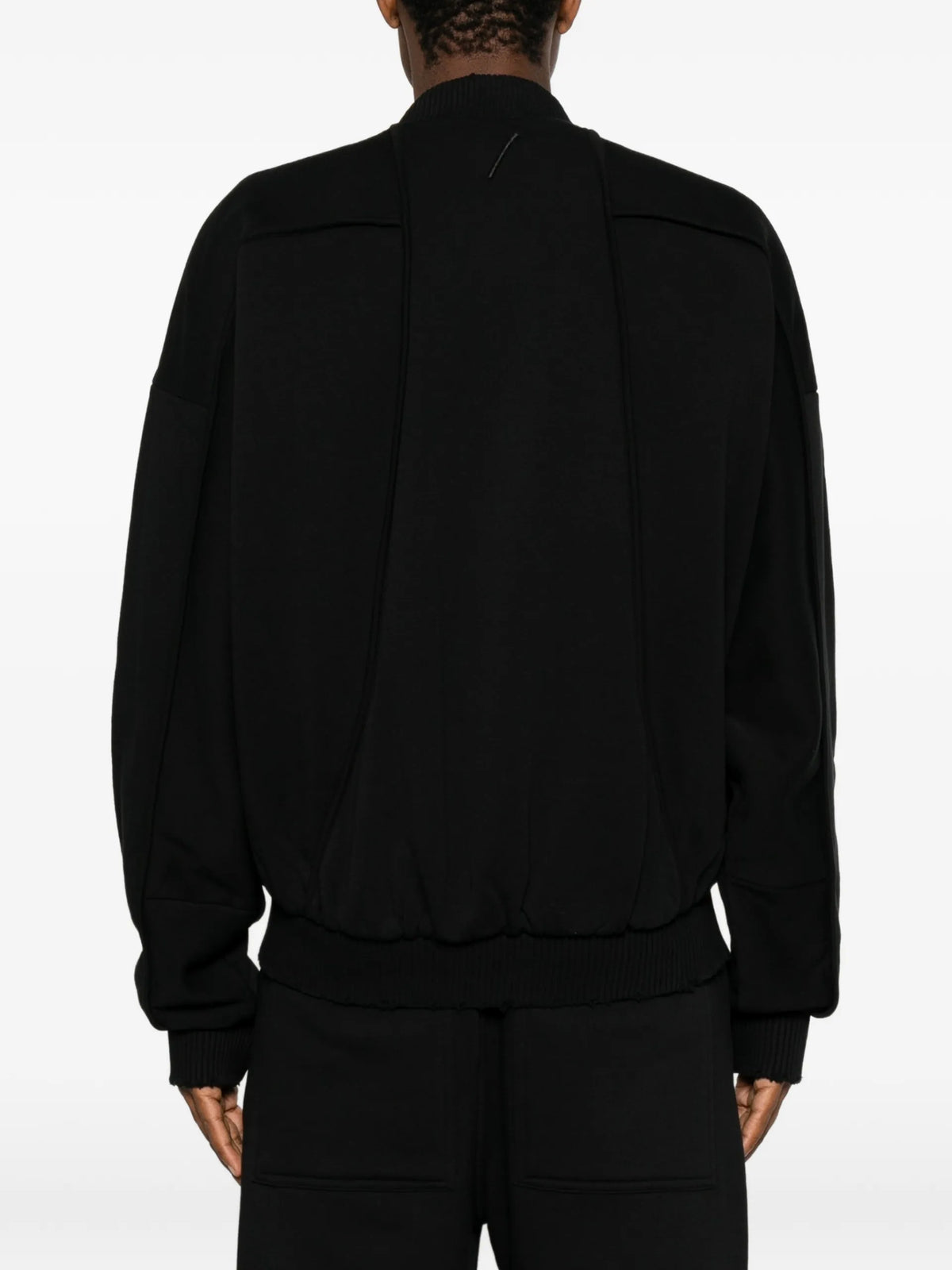 Thom Krom zip-up panelled jacket coloris Black - vue 4