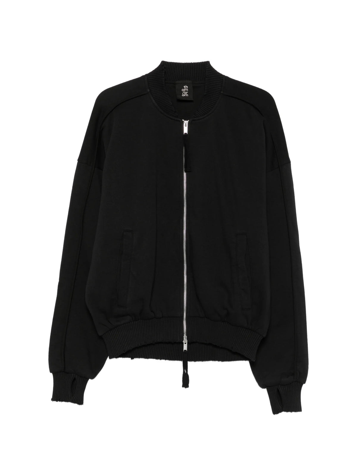 Thom Krom zip-up panelled jacket coloris Black
