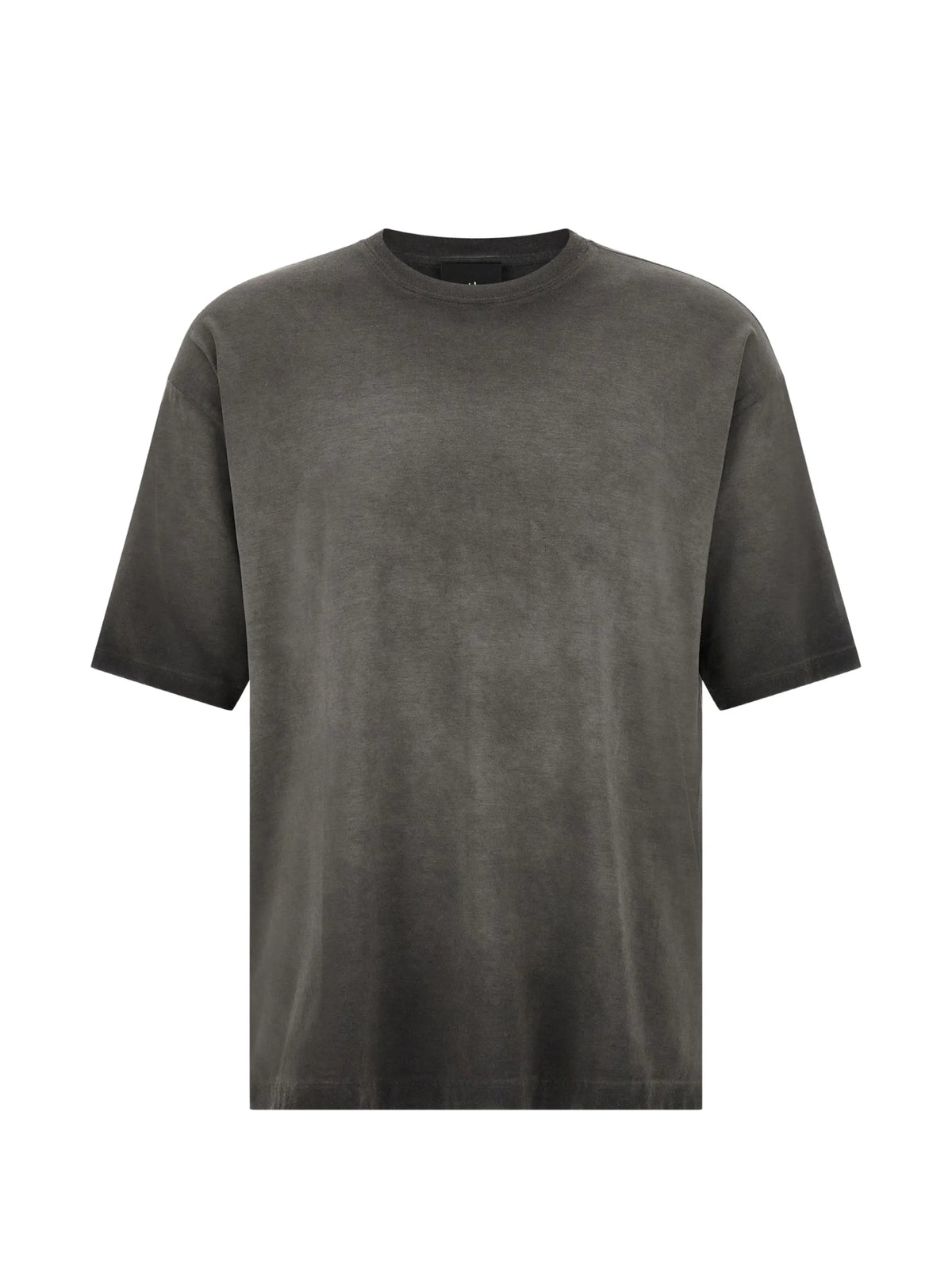 Thom Krom cold-dyed logo-embroidered T-shirt coloris Grey
