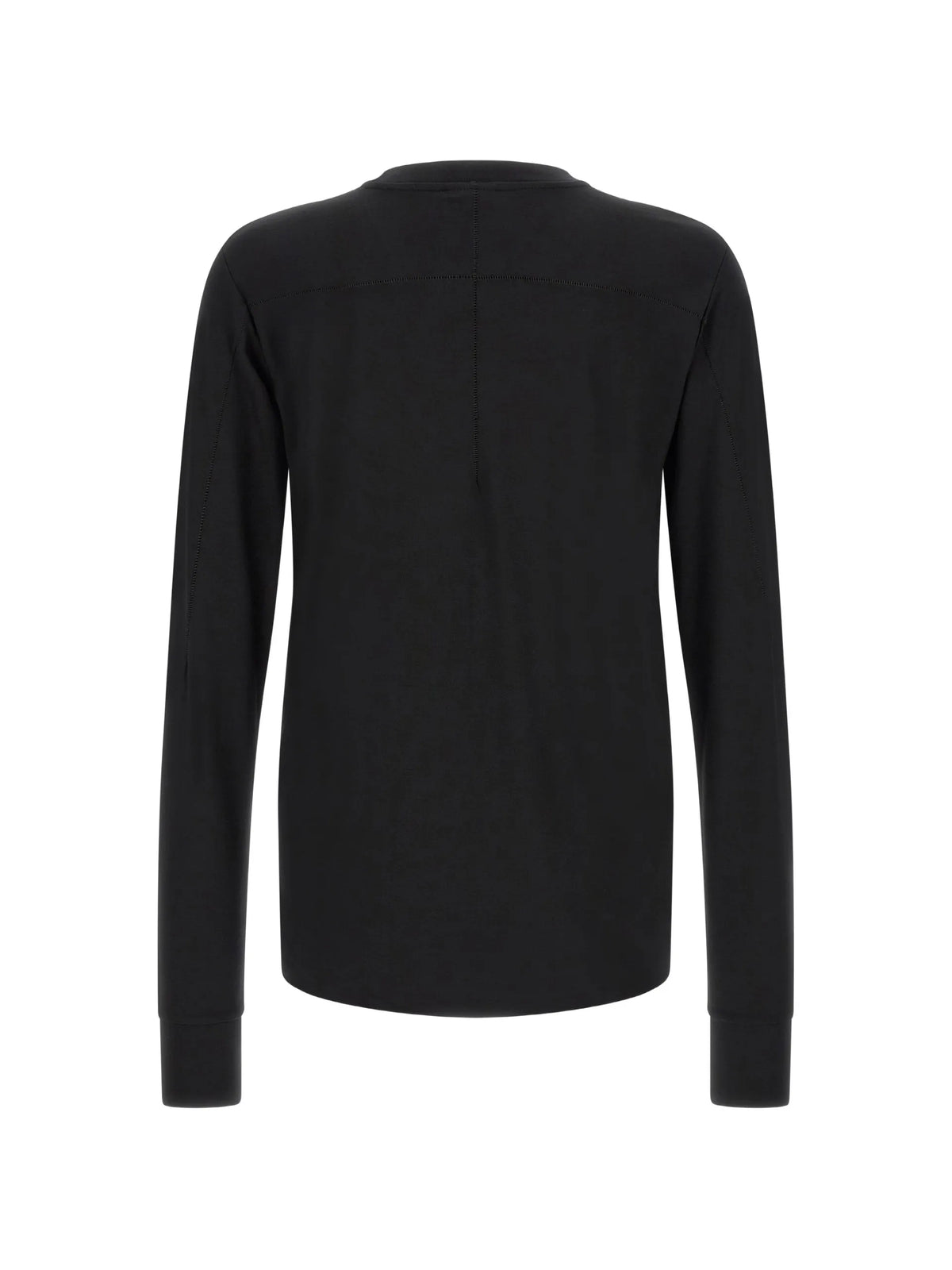 Thom Krom thumb-hole-cuff cross-seam T-shirt coloris Black - vue 2