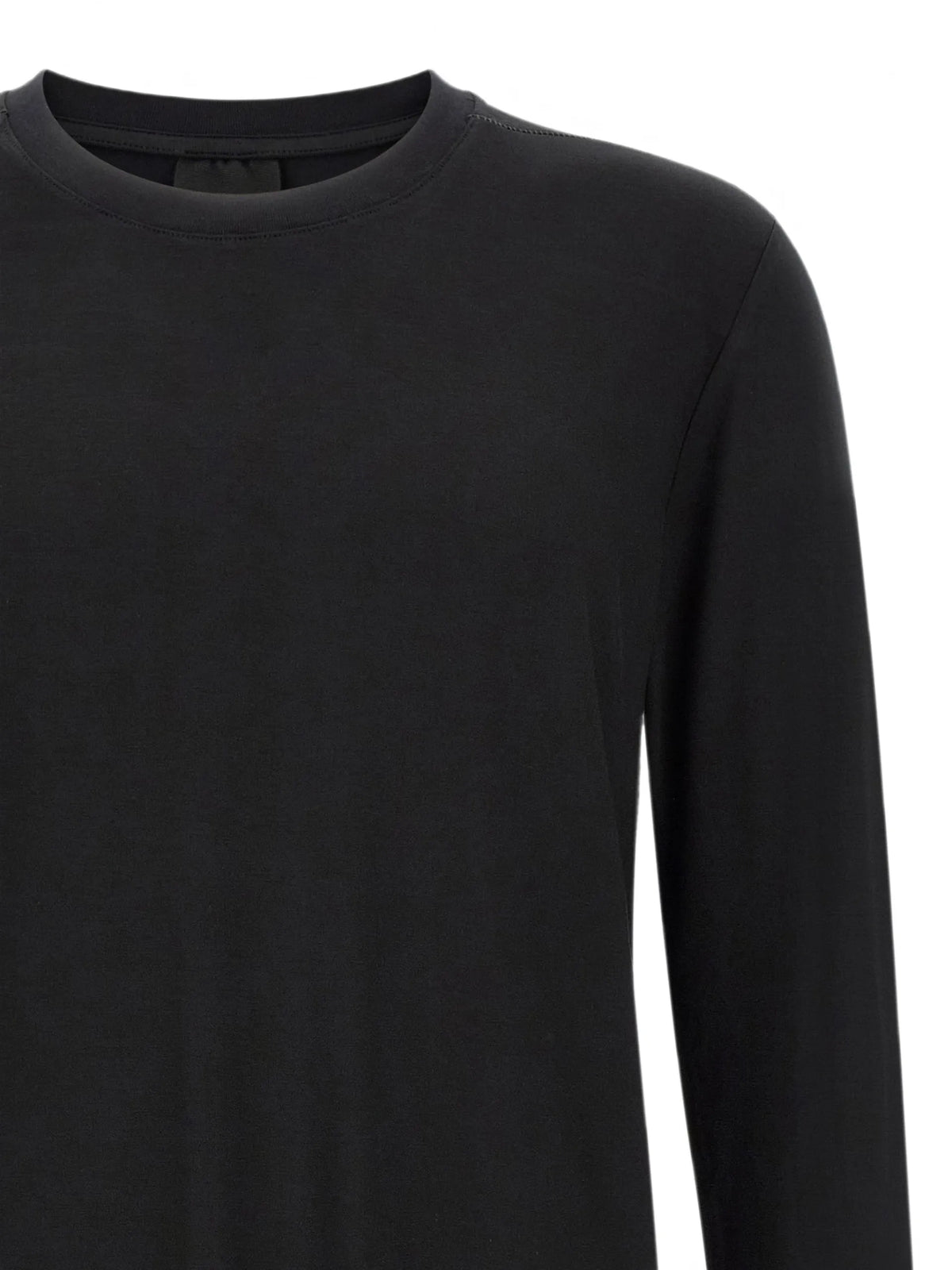 Thom Krom thumb-hole-cuff cross-seam T-shirt coloris Black - vue 3