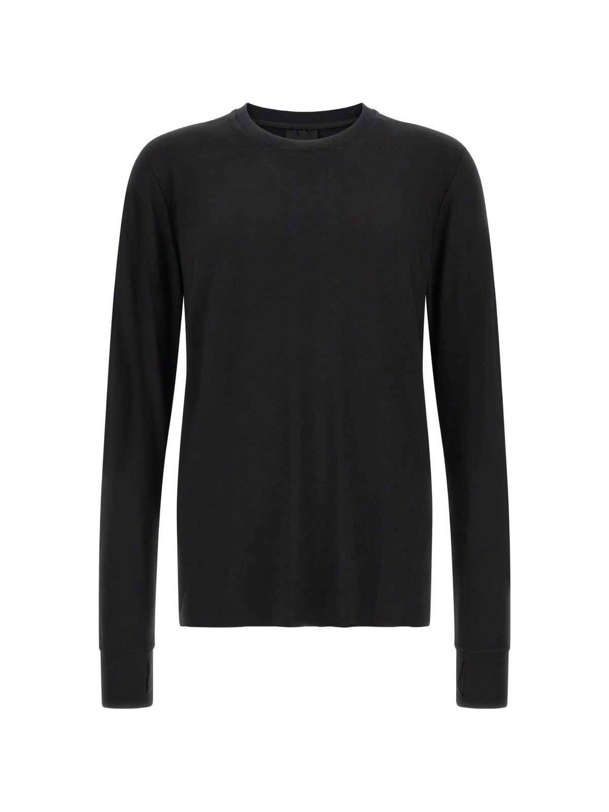 Thom Krom thumb-hole-cuff cross-seam T-shirt coloris Black