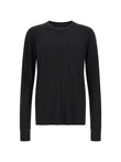 Thom Krom thumb-hole-cuff cross-seam T-shirt coloris Black