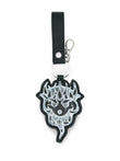 Y-3 graphic-print keyring coloris Black