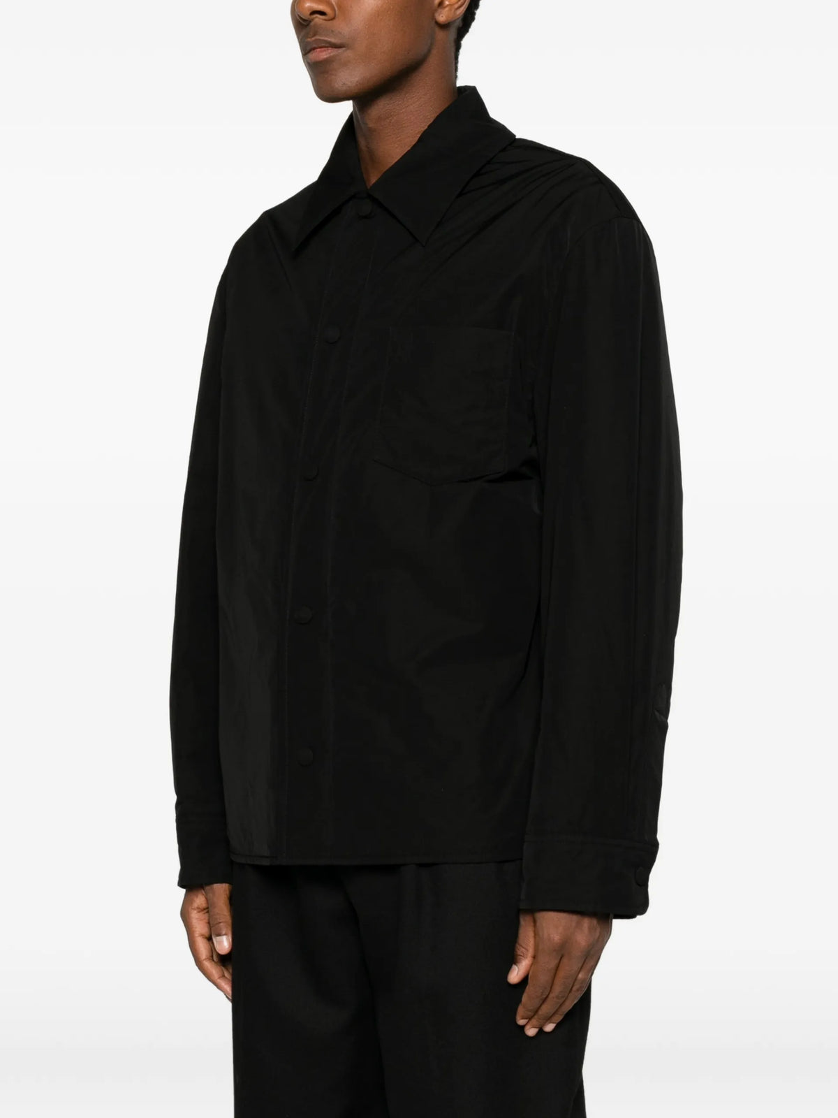 AMI Paris Ami de Coeur padded shirt jacket coloris Black - vue 3