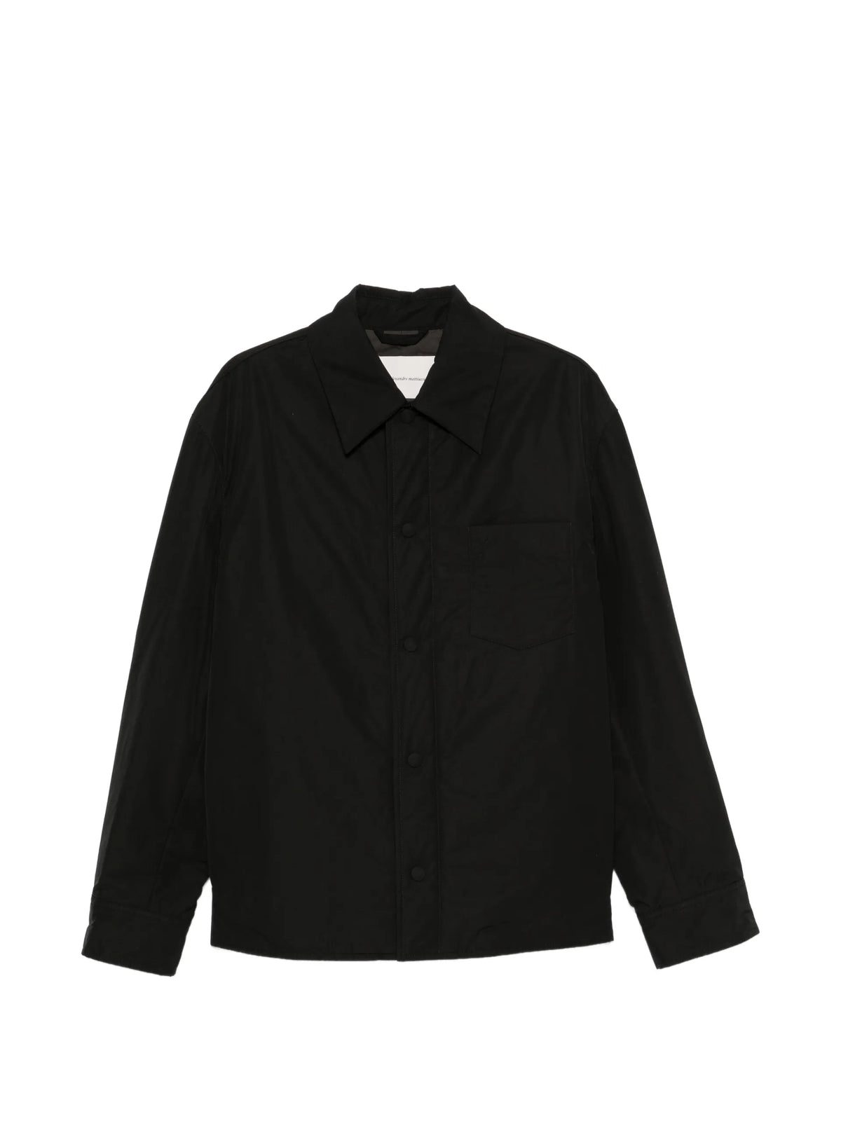 AMI Paris Ami de Coeur padded shirt jacket coloris Black