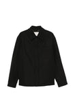 AMI Paris Ami de Coeur padded shirt jacket coloris Black