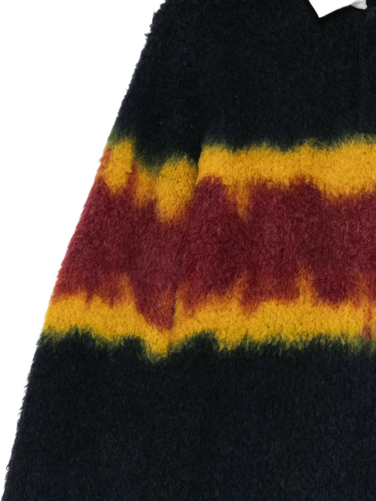 sacai tie-dye knitted sweater coloris Black - vue 3