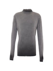 Thom Krom cold-dye turtleneck T-shirt coloris Grey