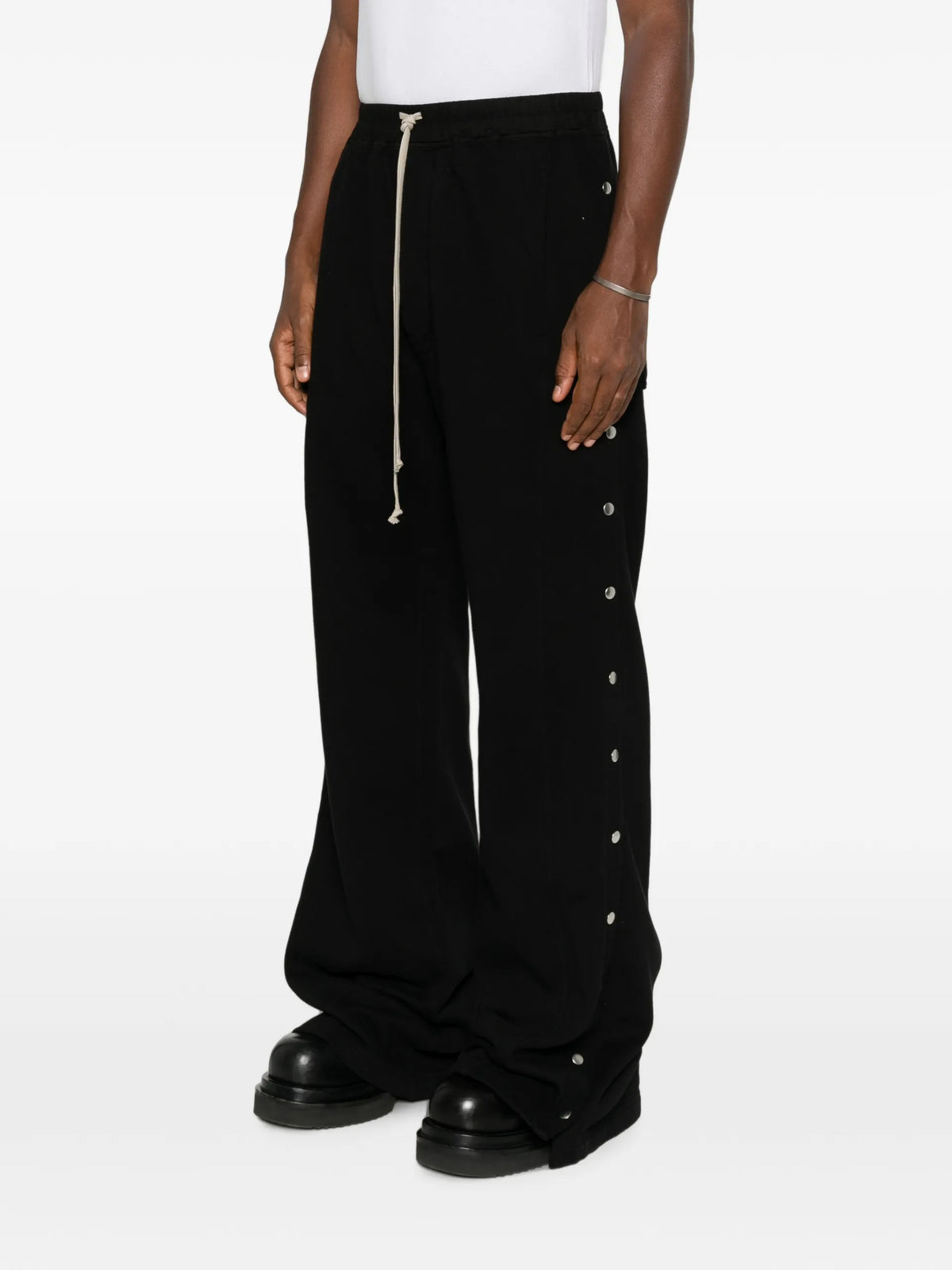 Rick Owens DRKSHDW Tower wide pusher pants coloris Black - vue 3