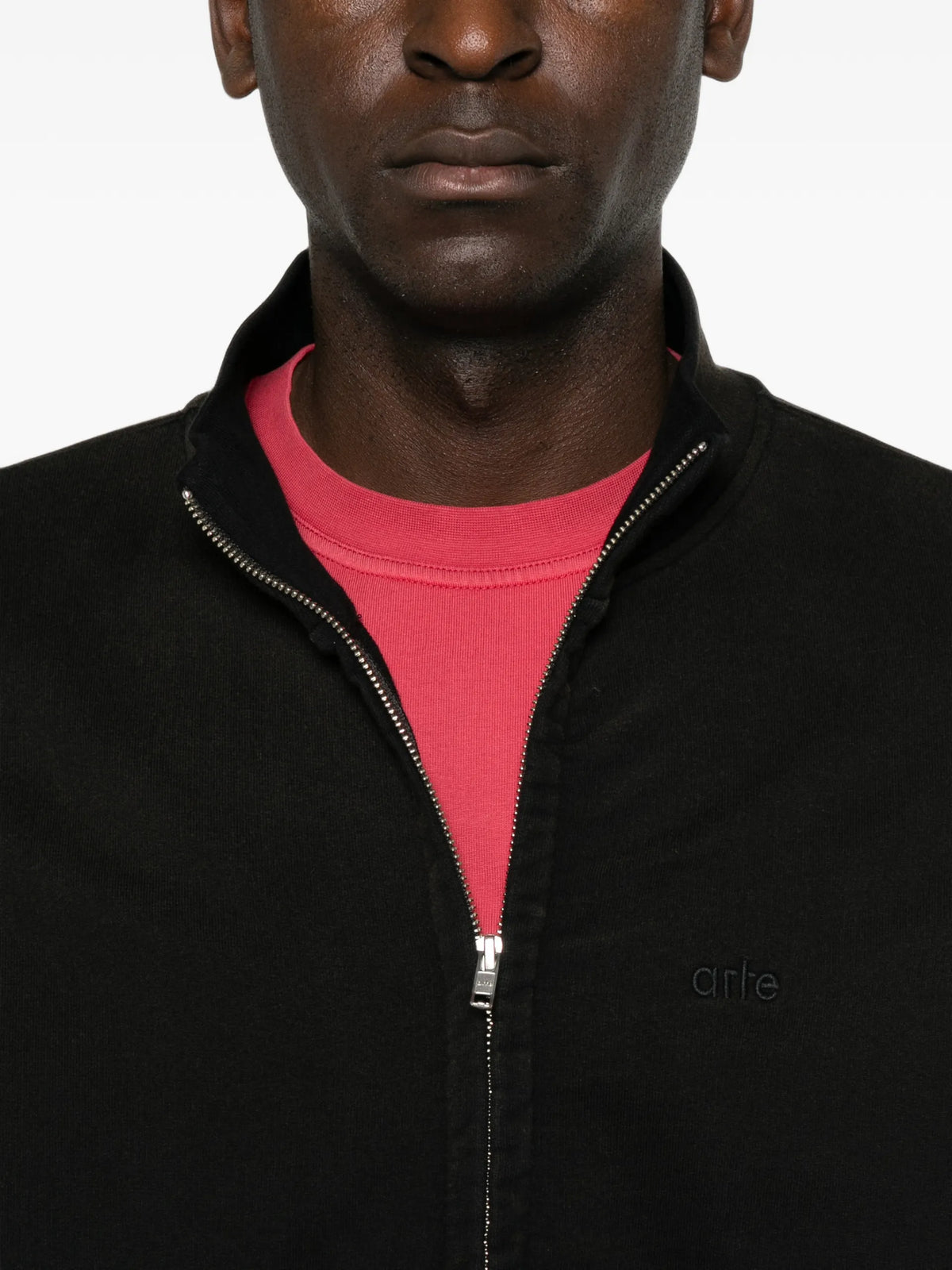 Arte Antwerp Sunfade zip-up hoodie coloris Black - vue 5