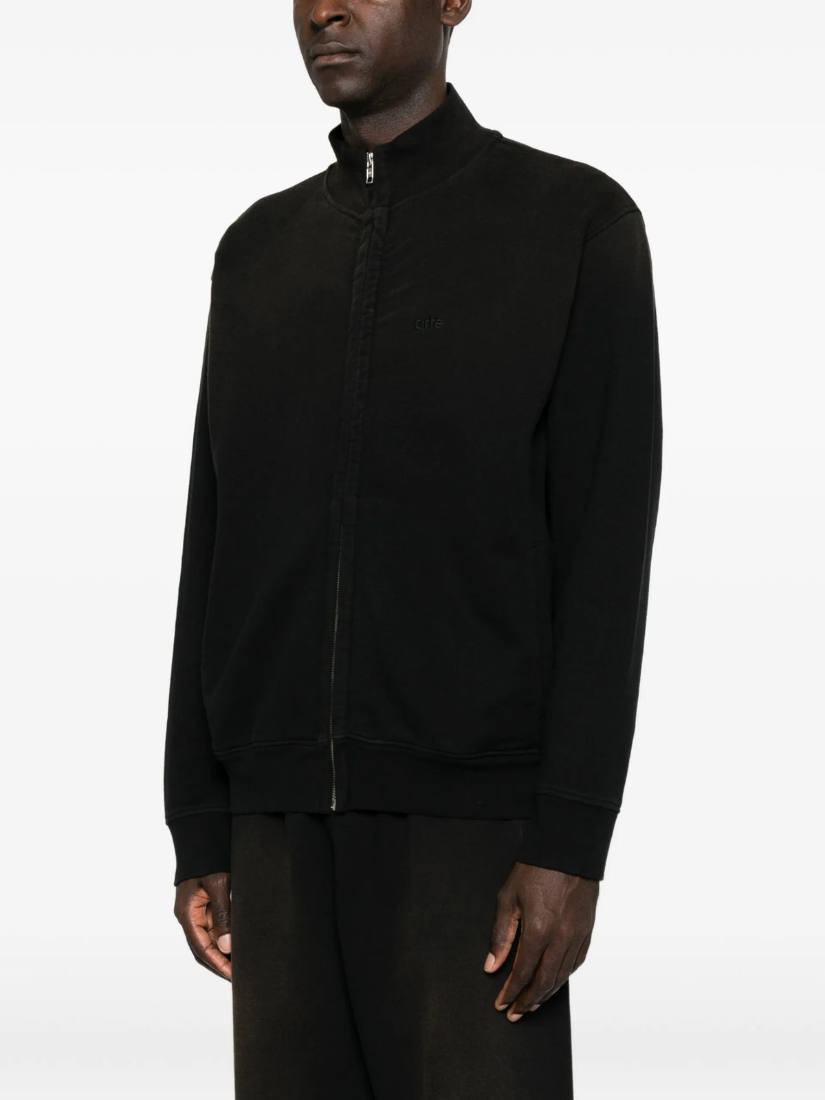 Arte Antwerp Sunfade zip-up hoodie coloris Black - vue 3
