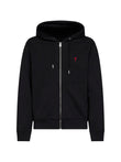 AMI Paris Ami de Coeur zip-up hoodie coloris Black