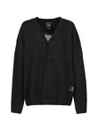Y-3 Chito graphic knitted cardigan coloris Black