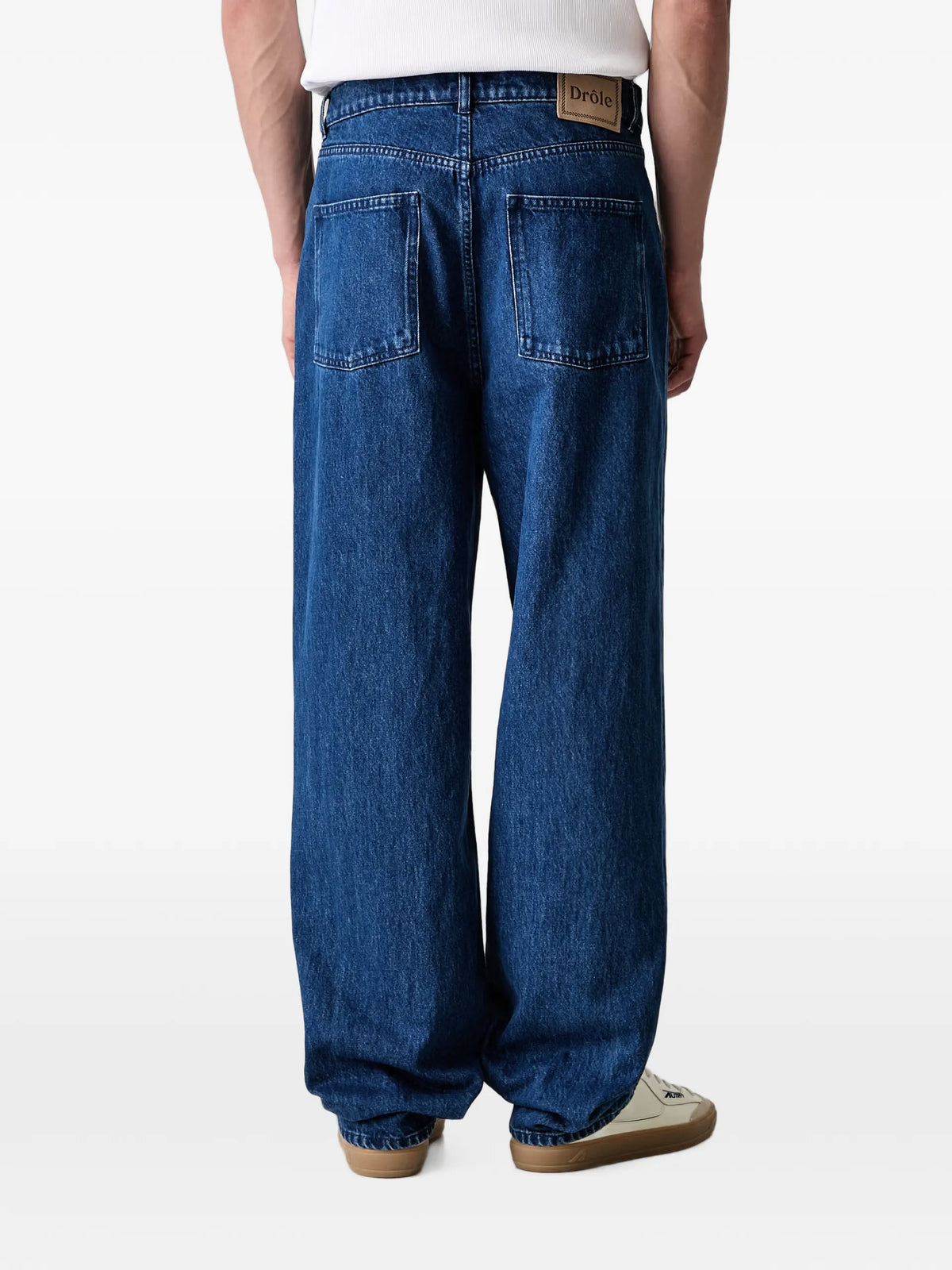 Drôle De Monsieur five-pocket jeans coloris Blue - vue 4