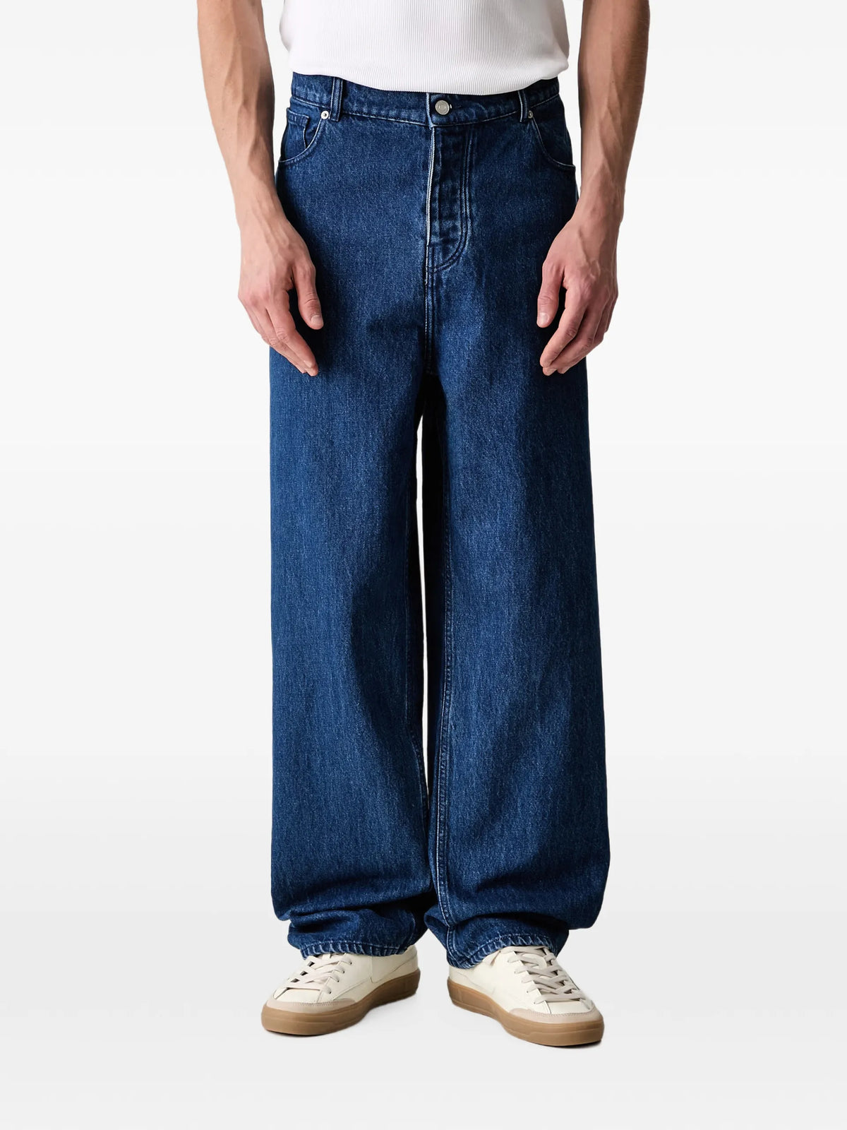 Drôle De Monsieur five-pocket jeans coloris Blue