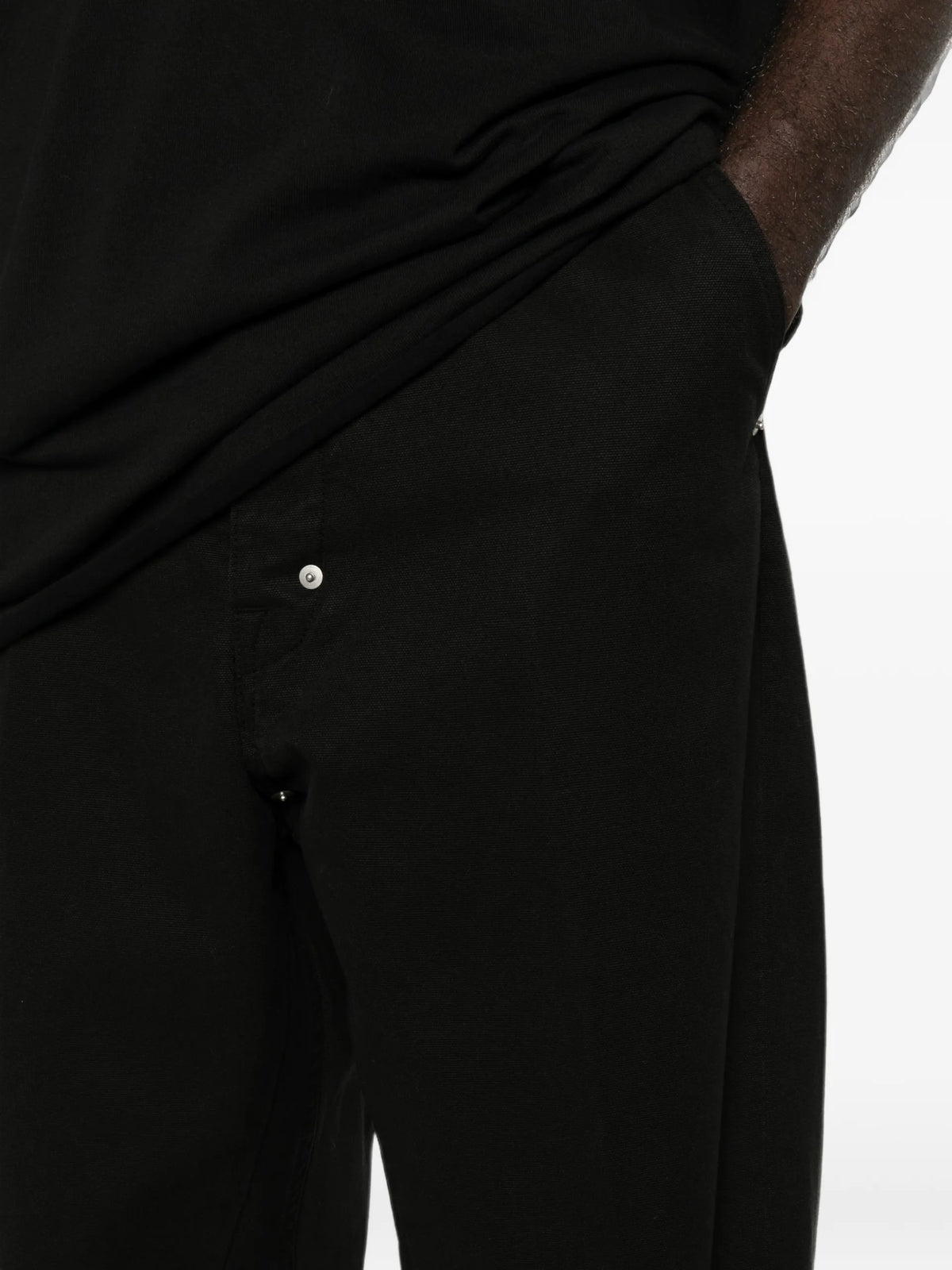 Rick Owens DRKSHDW Temple Joris jeans in black cotton canvas coloris Black - vue 5