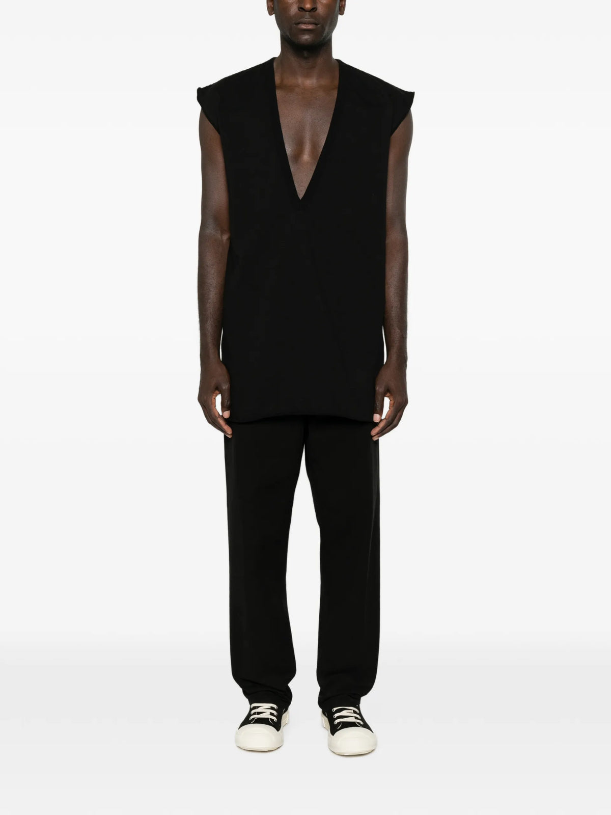 Rick Owens DRKSHDW Temple Joris jeans in black cotton canvas coloris Black - vue 2