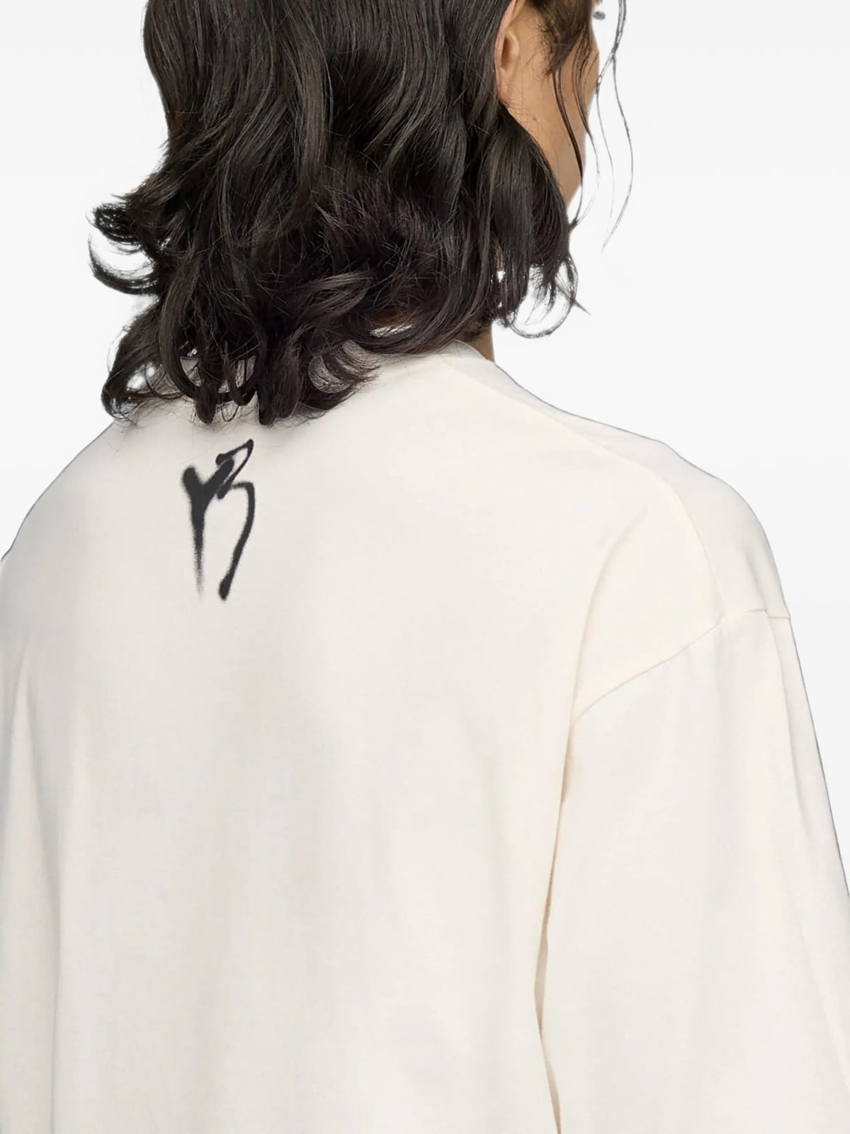 Y-3 Chito graphic-print T-shirt coloris Neutrals - vue 5