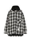 Maison MIHARA YASUHIRO check-pattern hooded jacket coloris Black