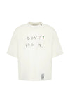 Maison MIHARA YASUHIRO Don't-Tag-Me.-printed T-shirt coloris White